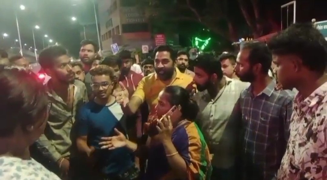 एक चिमुकली वरती  50 वर्षाच्या नराधमांनी अन्याय अत्याचार केला न्याय मिळवून देण्यासाठी महाराष्ट्र युवा सेना आक्रमक