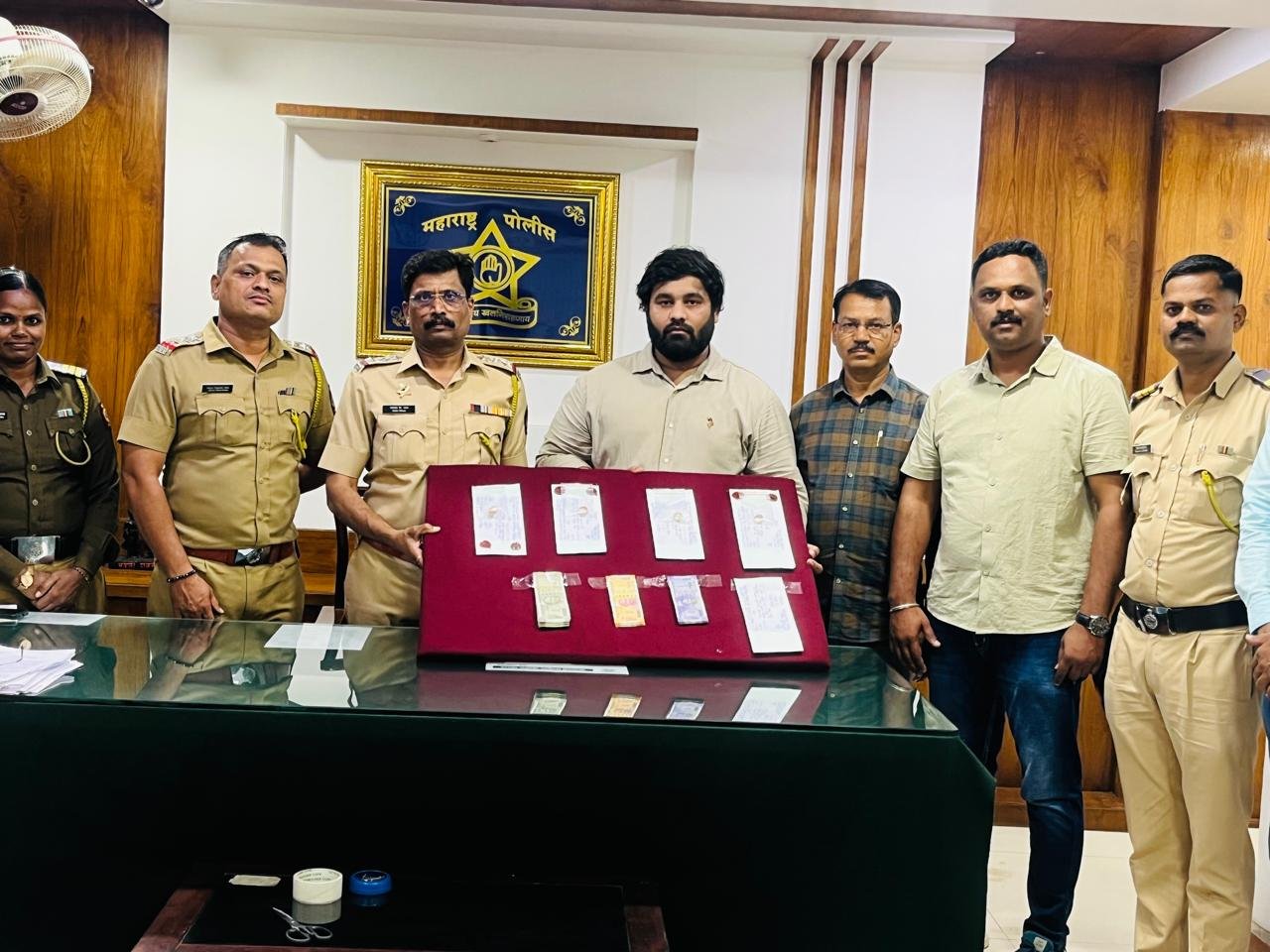 बारामती तालुका पोलीस ठाण्यात दाखल गुन्ह्यातील जप्त मुद्देमाल फिर्यादीस परत केला