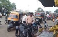 कळमनुरी शहरात वाहतुकीचा बोजवारा